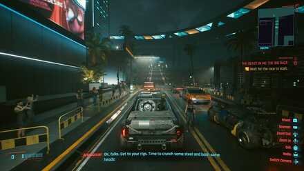 The Beast In Me Side Jobs Dialogue Choices Cyberpunk 2077 Gamer Guides Race To The Top is a Gig in Cyberpunk 2077 CP77. The Beast In Me Side Jobs Dialogue Choices Cyberpunk 2077 Gamer Guides CPU i7-8700K GPU RTX 3070 RAM 32GB DDR4-3200 source.