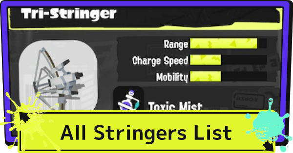 Splatoon 3 | All Stringers List - GameWith