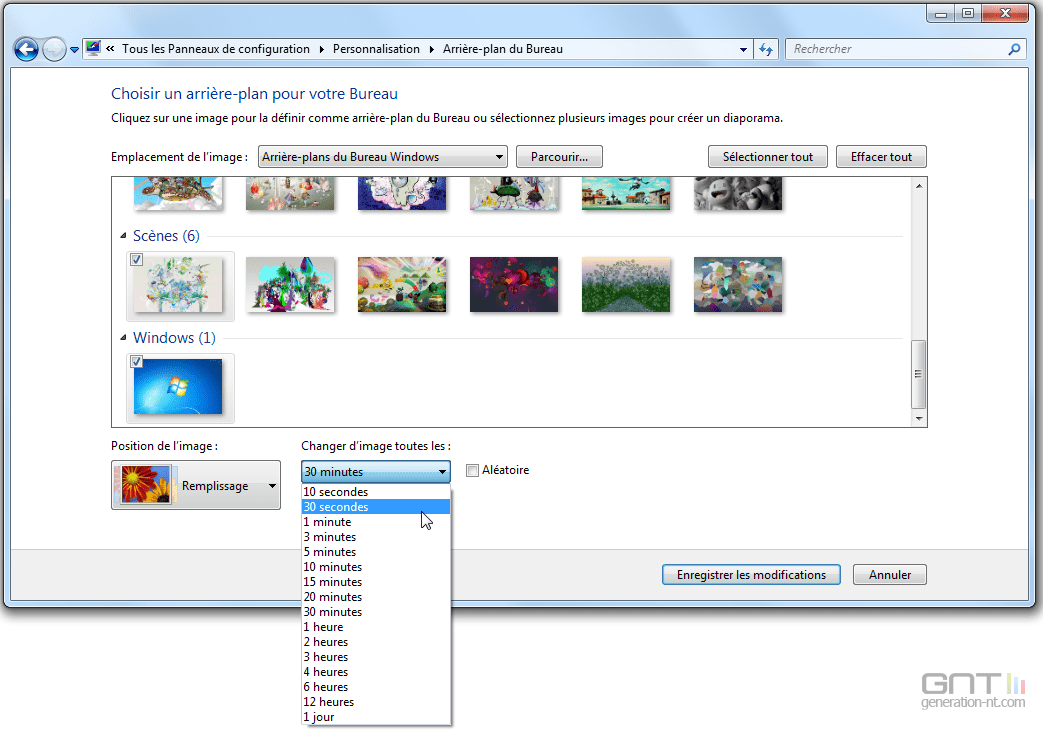 Changer Automatiquement De Fond D Ecran Sous Windows 7 Trucs Astuces Et Howto Pour Optimiser Windows