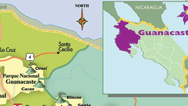 Costa Rica Region Maps Go Visit Costa Rica Preview Guanacaste 