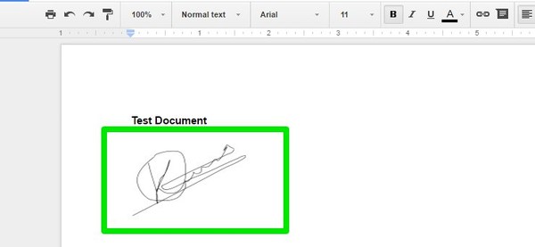 Just draw your signature, upload a photo/scan or type in your name, pick the handwritten font you like, tweak the color you like and hit insert signature . 2 Simple Ways To Add Your Signature In Google Docs