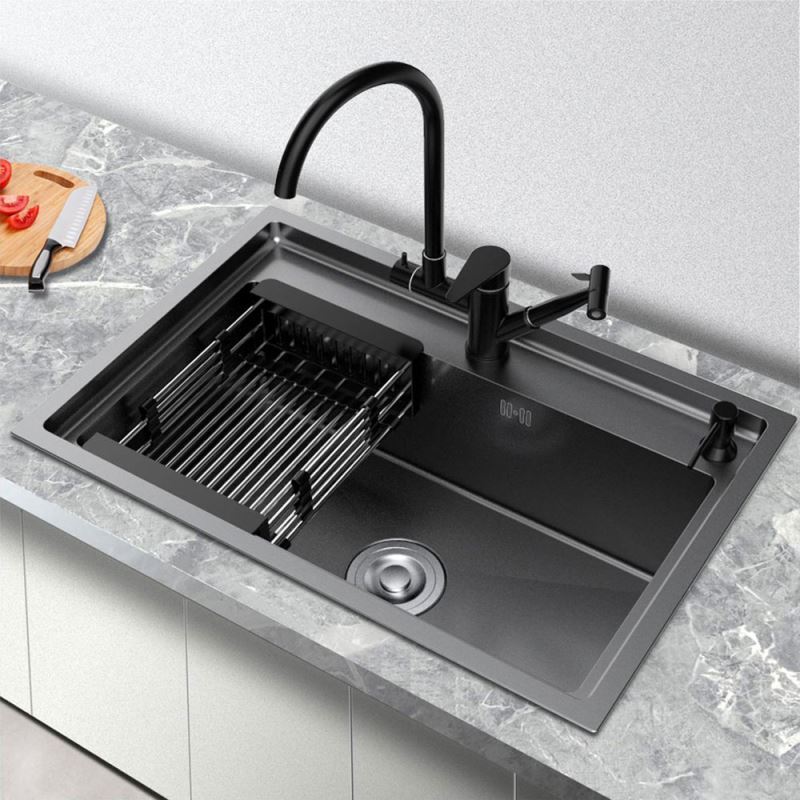 When paired with calcium, vitamin d helps regulat. Ãvier de cuisine noir moderne Ã©vier simple en acier inox