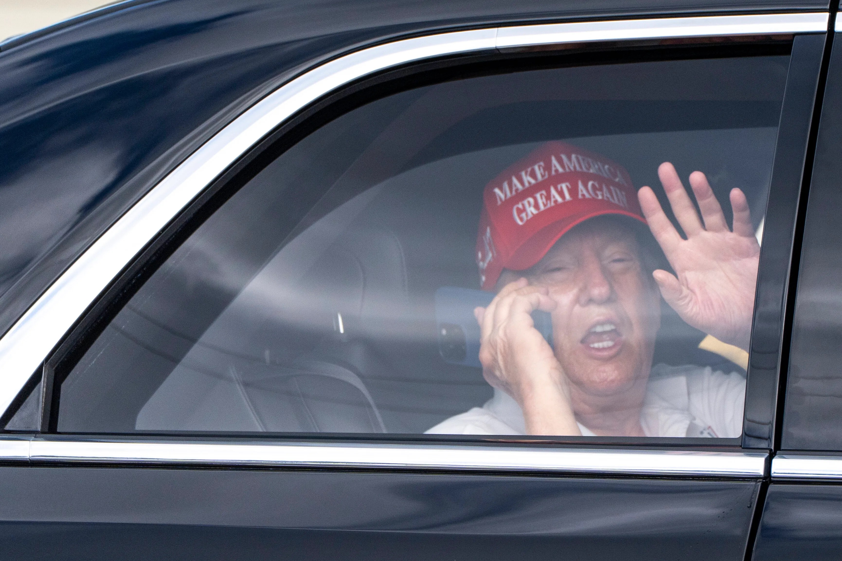 Trump Posts Dark 5-Word Message Before Hitting The Golf Course