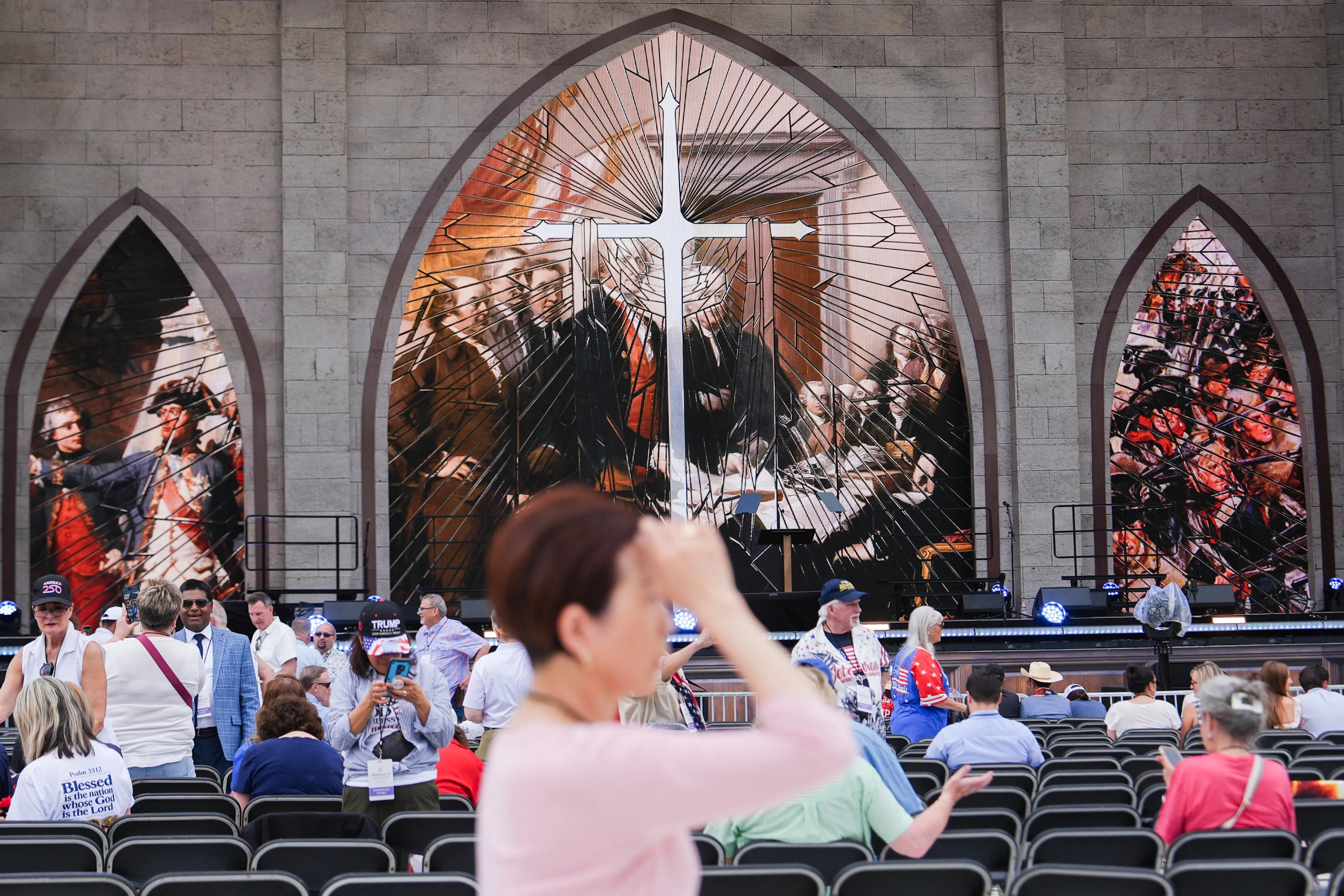Thousands Flock To National Mall For Prayer Rally With Vance, Hegseth And Rubio