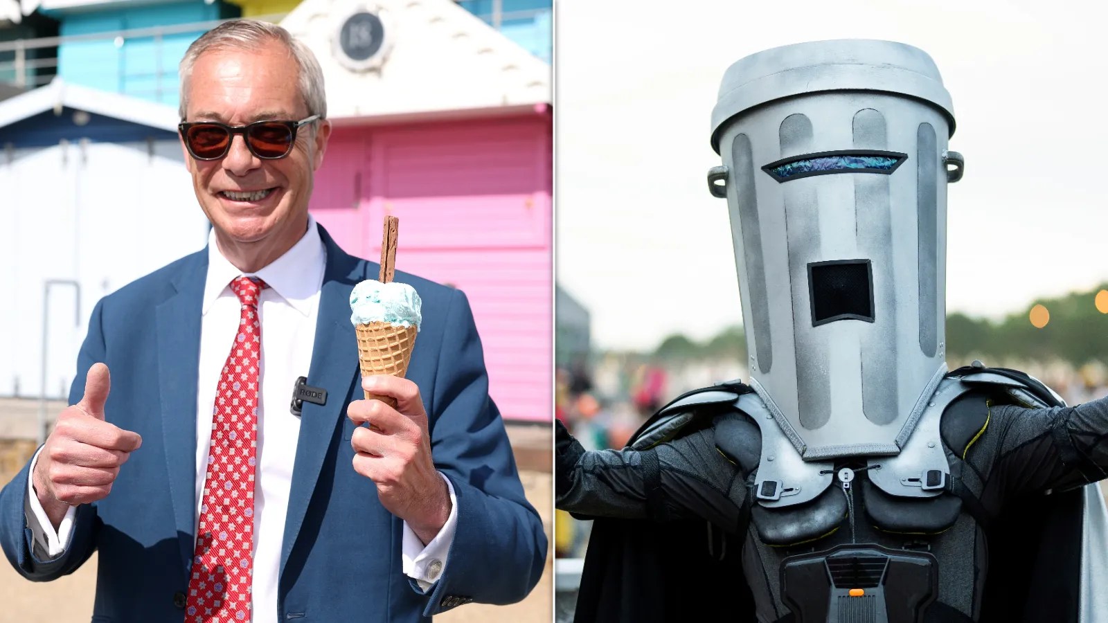 'He's Arguing With A Bin': Nigel Farage Mocked As Clacton By-Election Race Begins