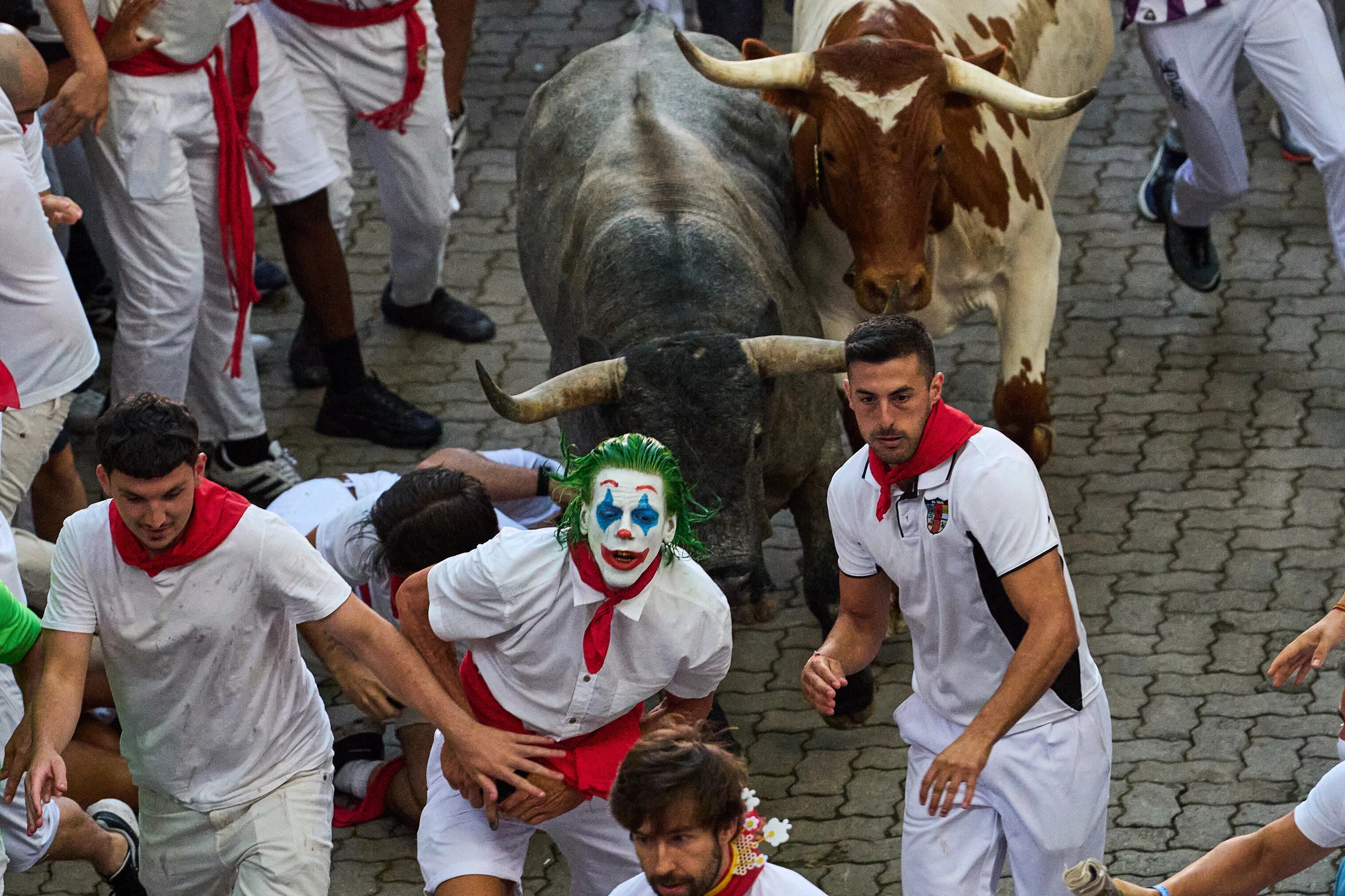 Viral ‘Joker’ At Pamplona Bull Runs Identified As American Man