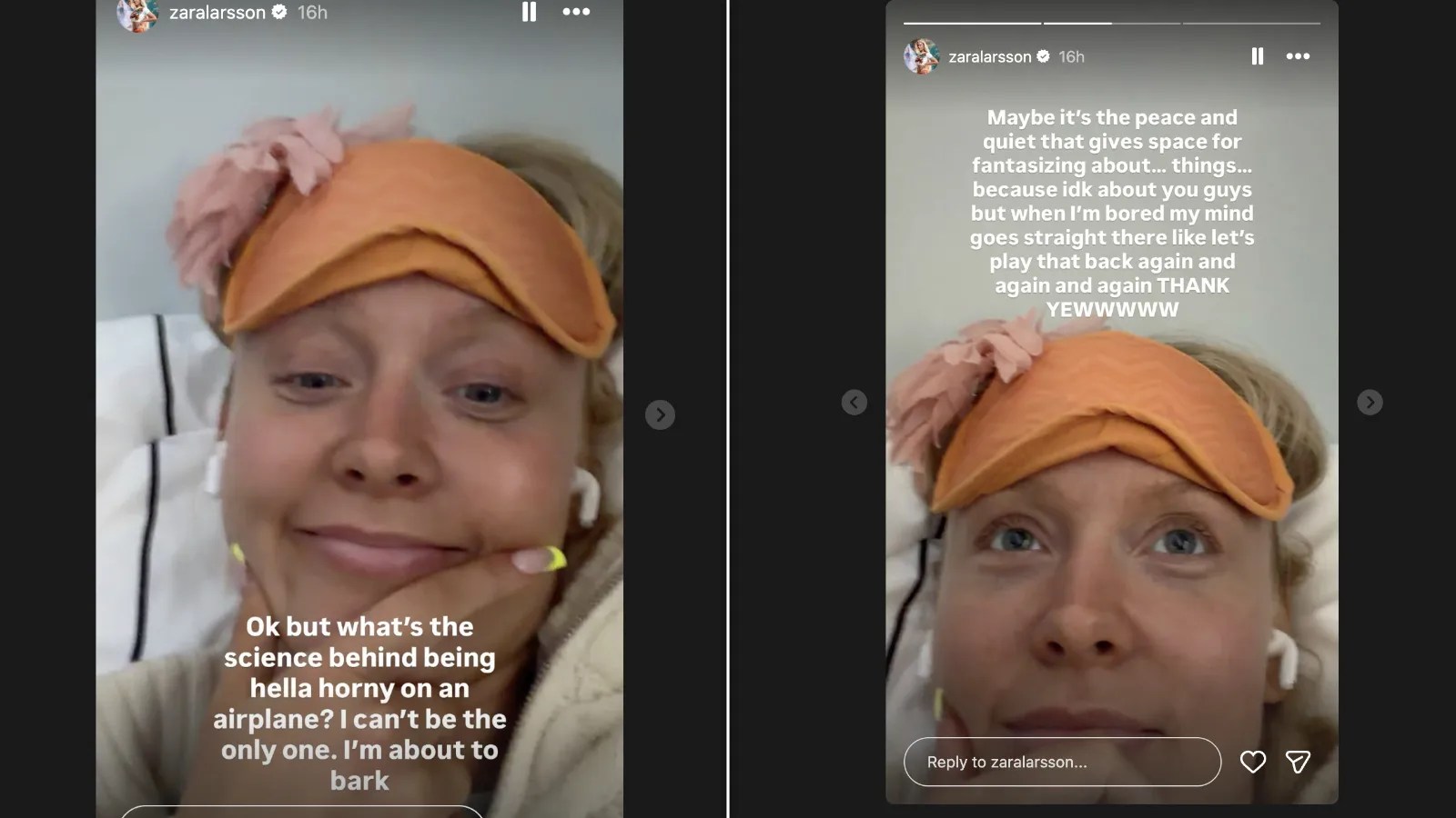 It's Not Just Zara Larsson – There's A Reason People Get Horny On Planes
