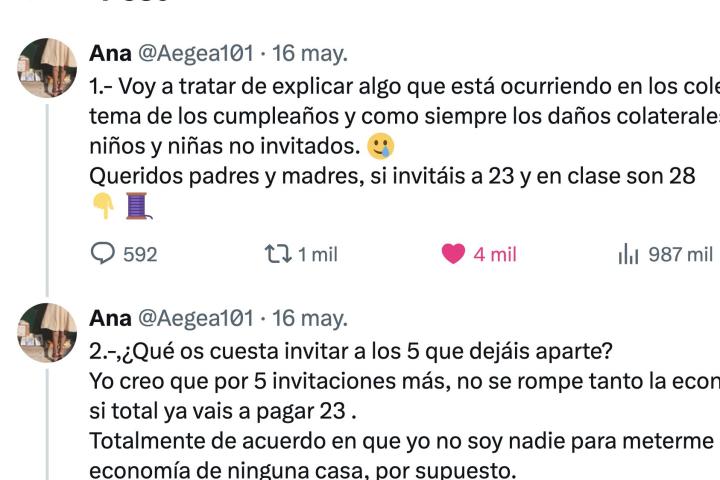 noticiaspuertosantacruz.com.ar - Imagen extraida de: https://www.huffingtonpost.es//virales/una-profesora-cuenta-pasa-colegios-cumpleanos-padres-reflexionen.html