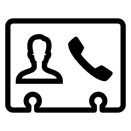 Phone Contact Icon Free Download Png And Vector