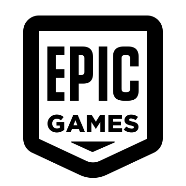 Epic games icon epic face transparent. Epic Games Icon In Material Outlined Style
