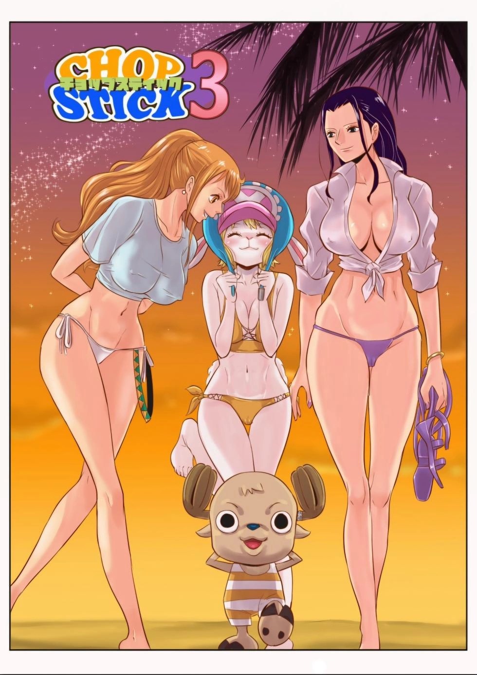Kakutou Oukoku) CHOP STICK 3 (One Piece) - Porn Cartoon Comics