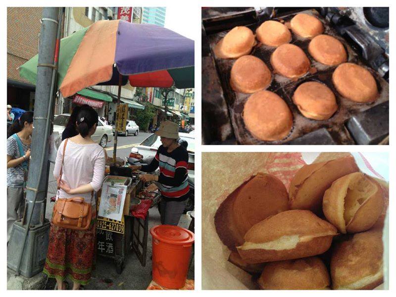 這個阿姨的雞蛋糕，就在尚義街口和五福一路的麥當勞……