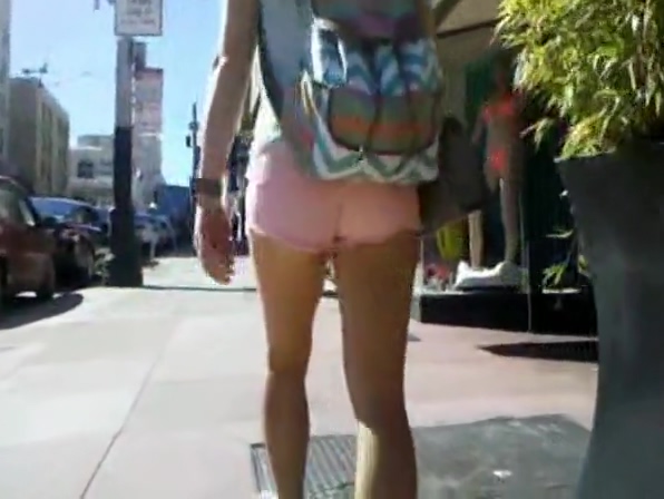 BootyCruise: Asian Babes Leg Art 2 - Pink Booty Shorts