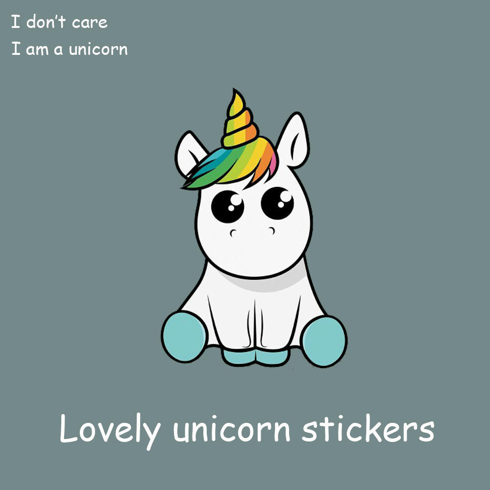 Kumpulan gambar unicorn lucu dan imut cocok untuk di jadikan wallpaper hd. Waterproof Vinyl Car Stickers Unicorn Windows Decal Cartoon Buy At A Low Prices On Joom E Commerce Platform