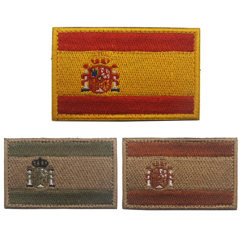 Buy 3d embroidery patch spain flags shaped at affordable prices — free shipping, real reviews