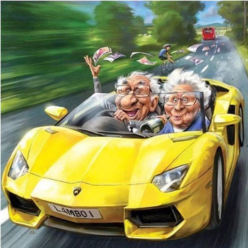 Full 5d Diy Diamond Painting Crazy Old Couple Full Round Embroidery Craft Wall Art Gift Home Decor Acheter A Prix Bas Livraison Gratuite Avis Reels Avec Des Photos Joom