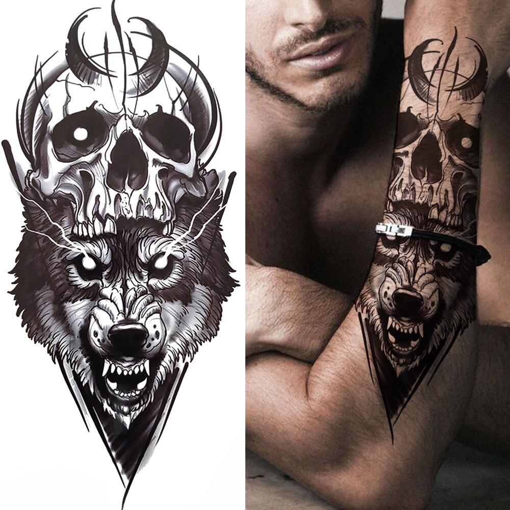 Compass Lion Tatuaggi Temporanei Per Uomo Donne Adulti Bambini Ragazza Nera Corona Tigre Teschio Tatuaggio Adesivo Falso Serpente Dio Lupo Tatoos Carta Acquista In Modo Economico — Spedizione Gratuita, Recensioni Reali Con