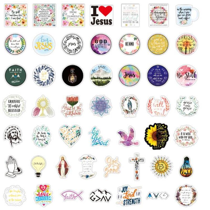 buy christian jesus graffiti stickers aesthetics water bottle laptop guitar phone office waterproof sticker decal toy at affordable prices free shipping real reviews with photos joom