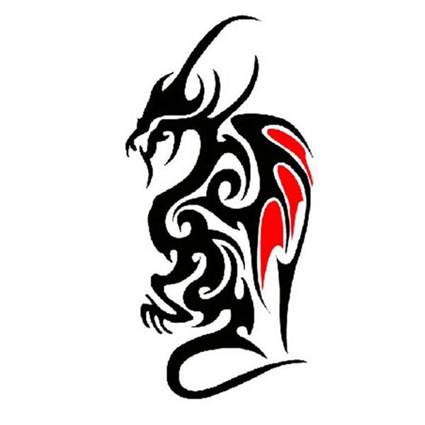 Cartoon Dragon Totem Tattoo Stickers Men Women Waterproof Arm Tattoo Stickers Acheter À Prix Bas — Livraison Gratuite, Avis Réels Avec Des Photos — Joom 600_x_600_jpg
