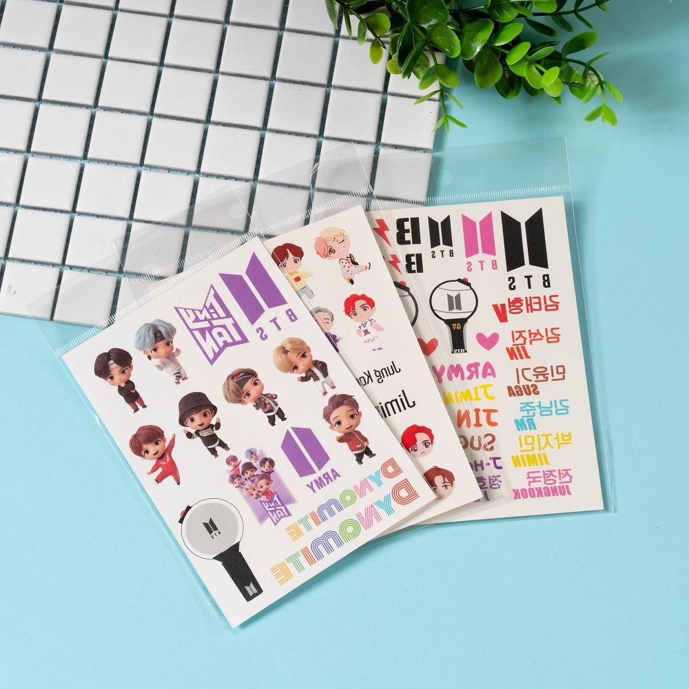 Kpop Bts Bt21 Tinytan Tattoo Sticker Temporaire Imperméable Amovible Faux Tatouages Acheter À Prix Bas — Livraison Gratuite, Avis Réels Avec Des Photos — Joom