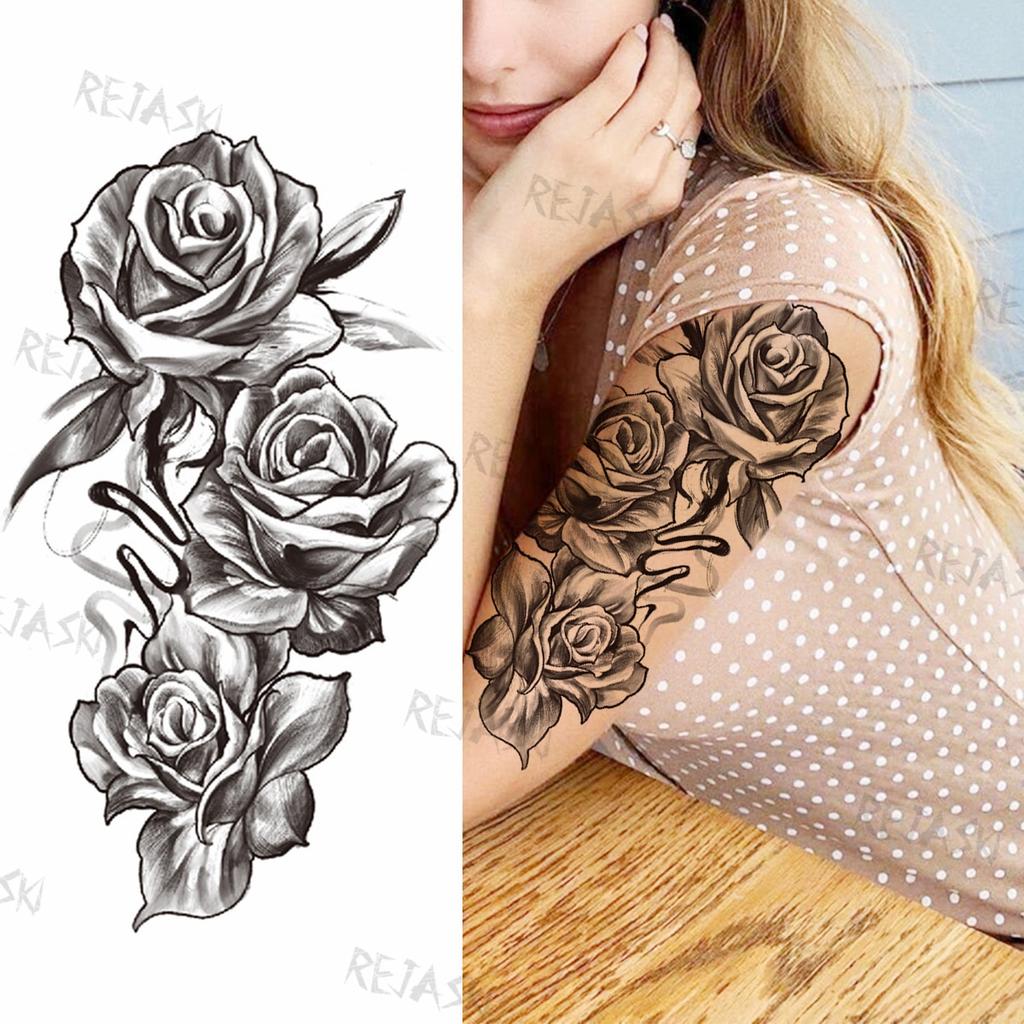 Buy Letters Compass Temporary Tattoos For Men Women Rose Pendant Realistic Fake Tattoos Snake Eye Arm Back Waterproof Tatoos Sticker At Affordable Prices — Free Shipping, Real Reviews With Photos — Joom 1024_x_1024_jpg
