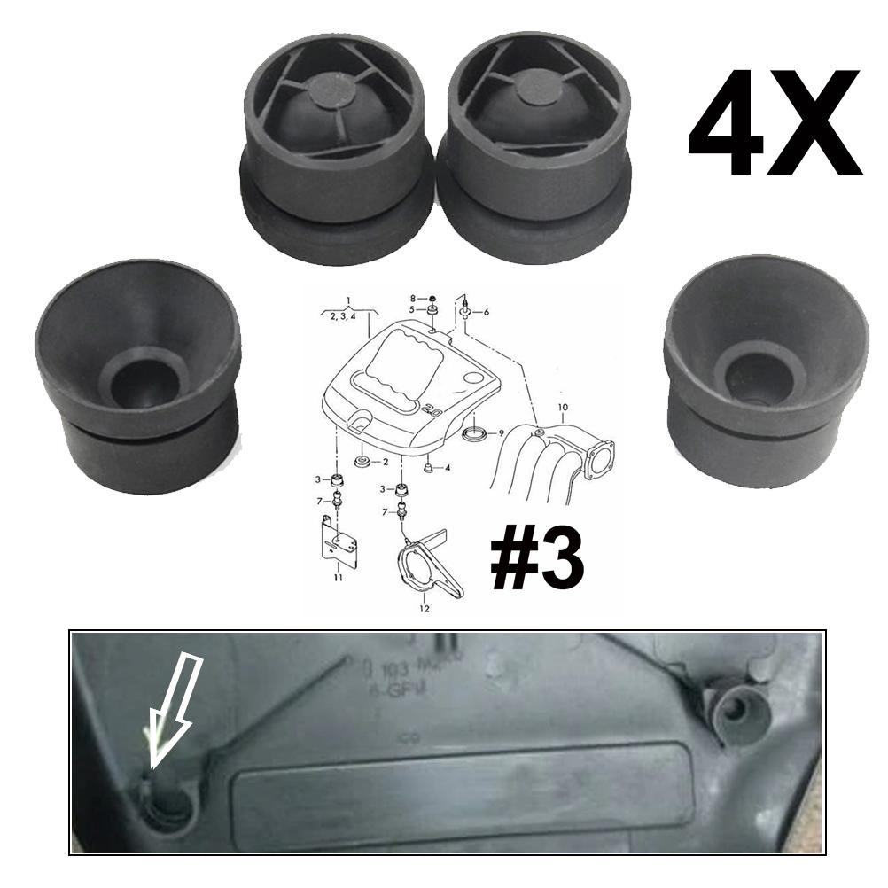 6x New Genuine Vw Engine Cover Grommet Pd100 Pd140 Pd170 03g103184c 05 5 Ebay Engine Cover Mounting Bushing.