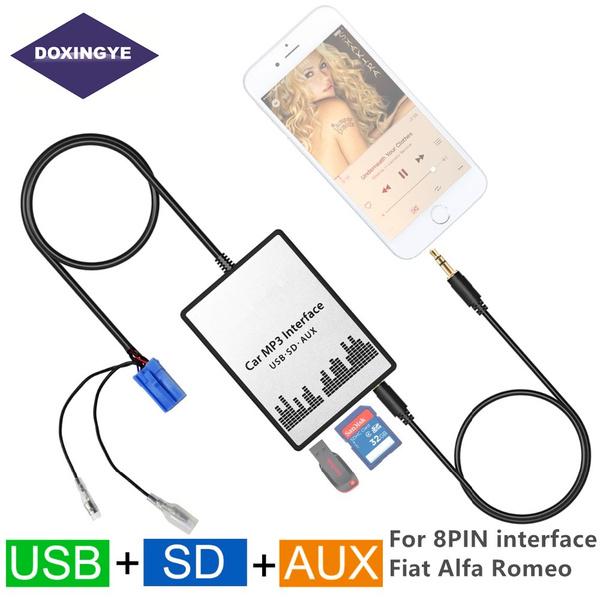 DOXINGYE, Auto USB SD AUX adaptateur Audio Mp3 pour Alfa Romeo Giulietta  (2010 non (poignet de taille sélectionnez Radios) - faire des achats en  ligne à bas prix sur Joom