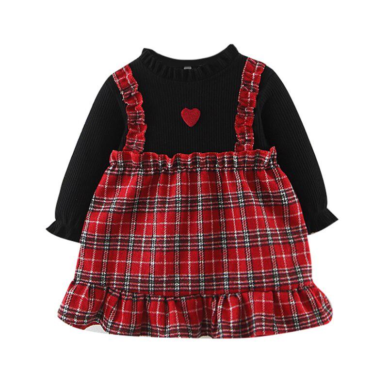 Kinder Kleidung Madchen Kleid Casual Herbst Baby Kleidung Plaid Fake Zwei Stuck Dicke Madchen Kleid Kinder Prinzessin Kleid Gunstig Im Onlineshop Von Joom Kaufen