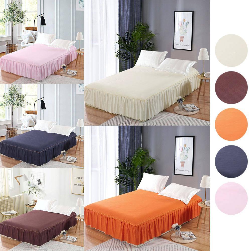 Satin Al Dantel Kenar Yatak Etek Sik Ruffled Dantel Yatak Yastik Kralice Tam Boy Pamuk Yumusak Kagidi Seti Kapak Yastik Kilifi Etek Tl683 21 Dhgate Comda