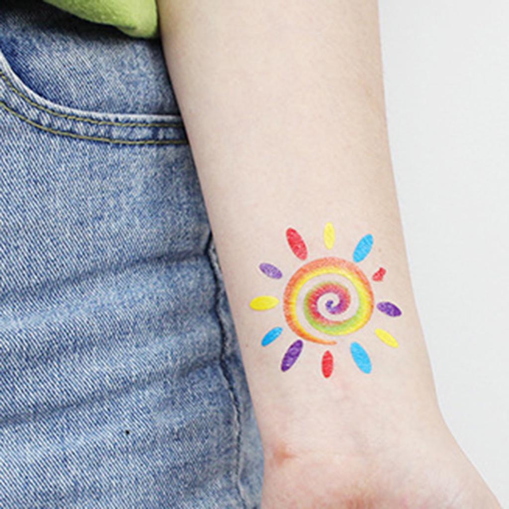 20Pcs Rainbow Temporary Tattoos Water Transfer Makeup Body Stickers Decals Acheter À Prix Bas — Livraison Gratuite, Avis Réels Avec Des Photos — Joom 1024_x_1024_jpg