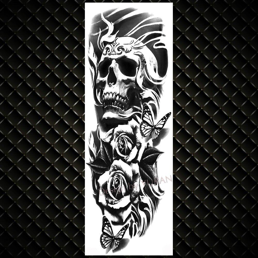 Voller Arm Temporäre Tattoos Aufkleber Realistische Gefälschte Diy Gangster Gun Maske Schädel Augen Große Größe Schwarz Ärmel Tatoos Für Frauen Männer Günstig Kaufen — Preis, Kostenlose Lieferung, Echte Bewertungen Mit Fotos — Joom 1000_x_1000_jpg