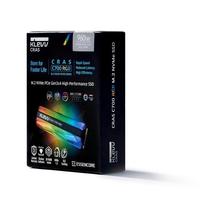 With the help of the acronis true image 2018, the klevv ssd cras c700 rgb allows users to copy the contents of an existing hard disk onto the new ssd drive quickly and easily. Buy Klevv Sssd Gamer 960gb Rgb Cras C700 Rgb At Affordable Prices Free Shipping Real Reviews With Photos Joom