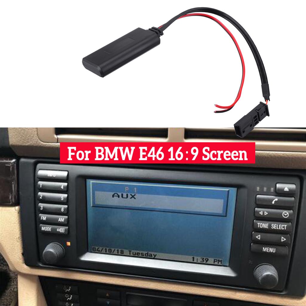 Buy car bluetooth module aux in audio radio adapter 3-pin for bmw bm54