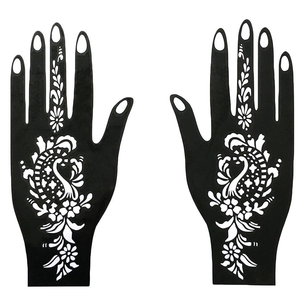 buy wedding tool hand foot india flower henna stencil template body art sticker tattoo stencil at affordable prices free shipping real reviews with photos joom