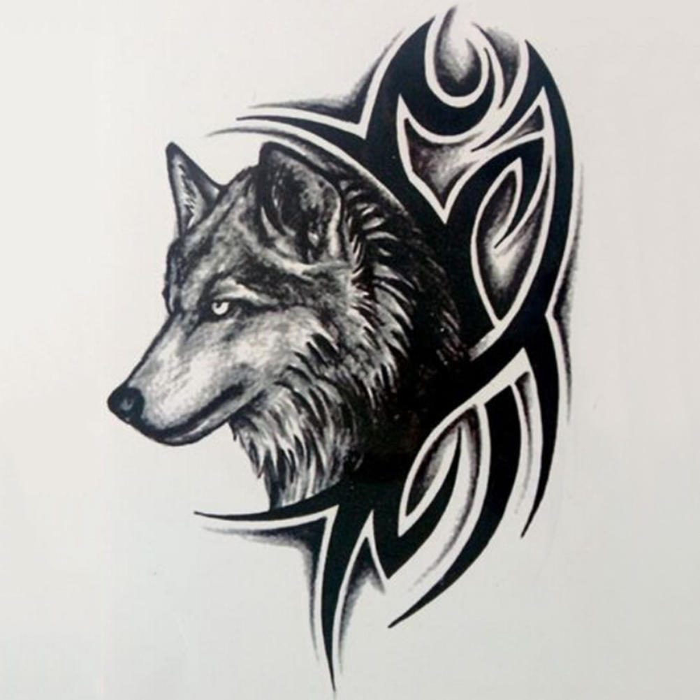 Koupit Howling Wolf Arm Leg Hand Back Body Chest Temporary Tattoo Man Body Art Sticker Za Dobrou Cenu — Doprava Zdarma, Skutečné Recenze S Fotkami — Joom 1002_x_1002_jpg