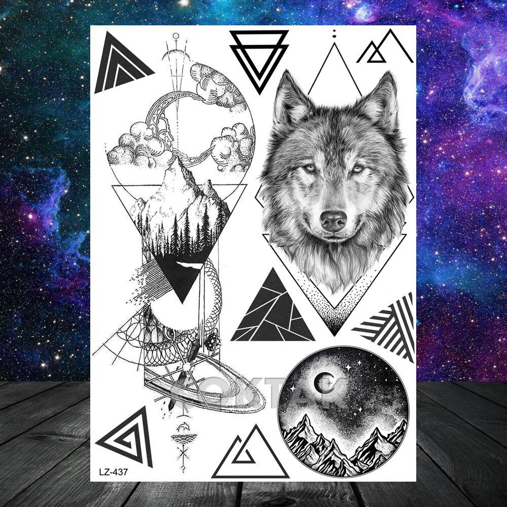1Pc Black Wolf Tatuaggi Temporanei Per Gli Uomini Bopdy Art Arm Tattoos Fake Geometric Forest Mountain Tattoo Acquista In Modo Economico — Spedizione Gratuita, Recensioni Reali Con Foto — Joom 1000_x_1000_jpg