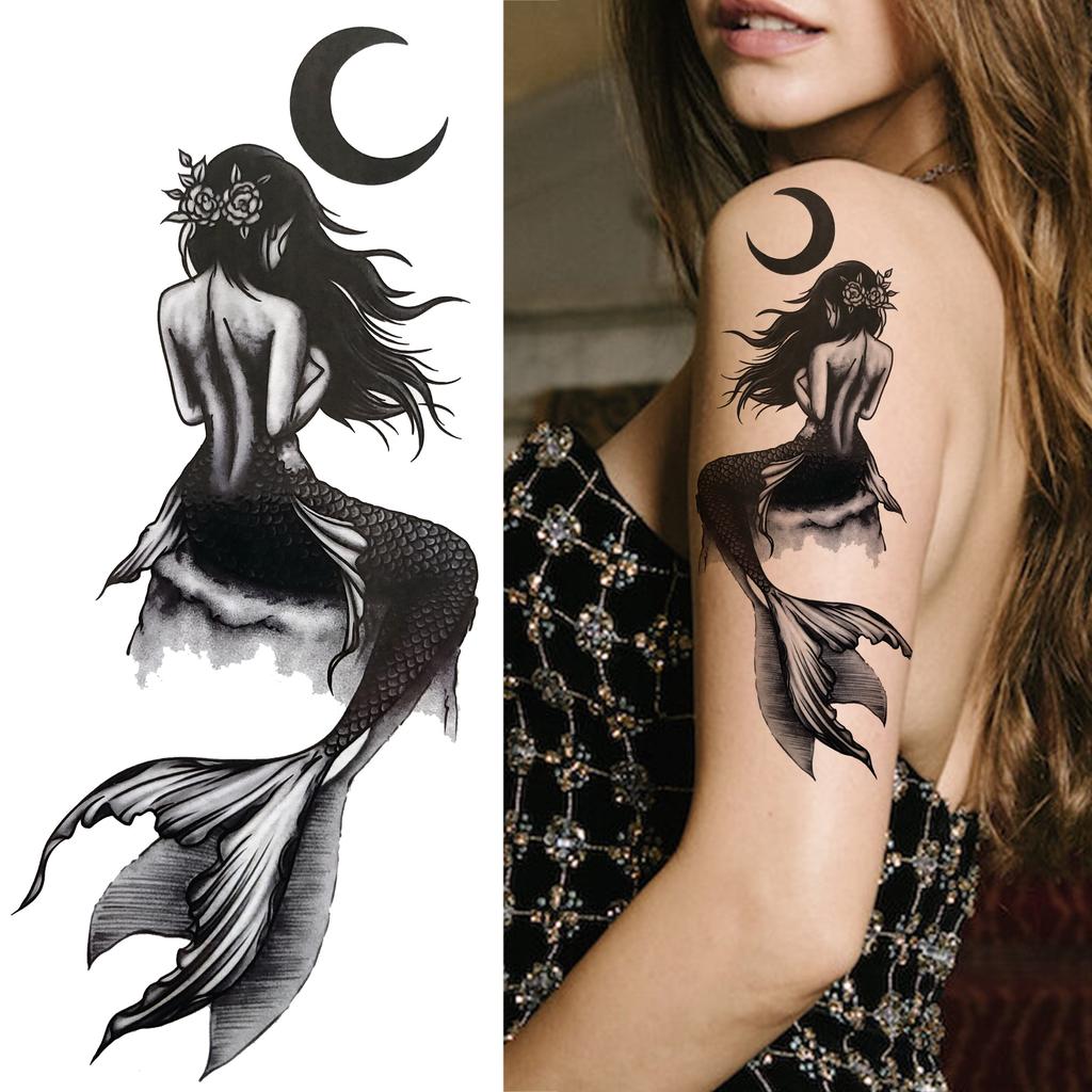 Sexy Atrapasueños Tatuajes Temporales Para Mujeres Hombres Flor De Rosa Serpiente Sirena Tatuaje Falso Pegatina Lavable Brazo Realista Tatoos Comprar A Buen Precio — Entrega Gratuita, Reseñas Reales Con Fotos — Joom 1024_x_1024_jpg