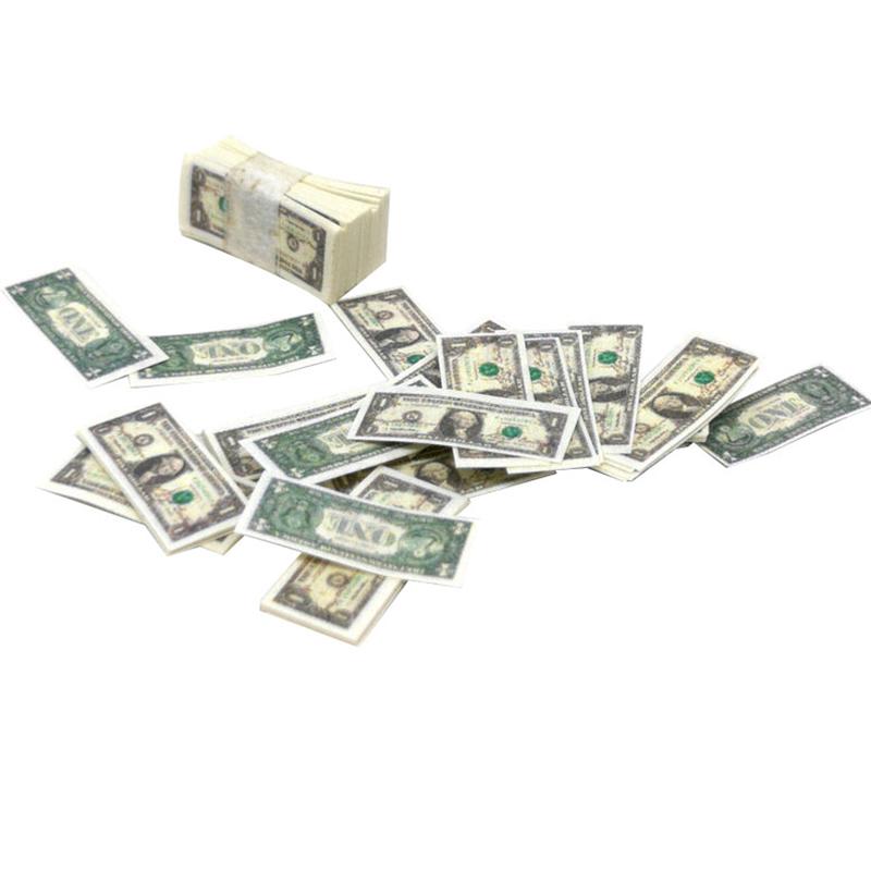 buy 1 12 scale a bundle miniature play money us 100 1banknotes at affordable prices free shipping real reviews with photos joom