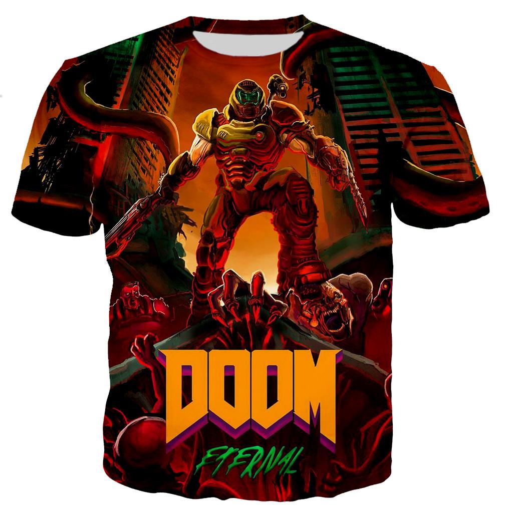 F R Doom T Shirts FPS Spiel 3D Print Streetwear M Nner Original 