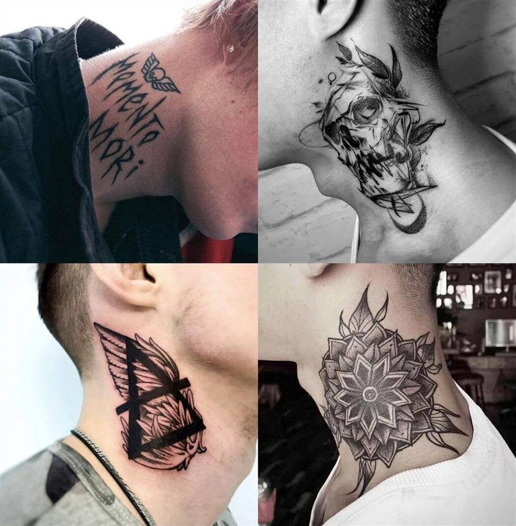 6 Blätter The Darkness Series Black Neck Temporary Tattoo Stickers Dark Wing Fake Tattos Body Art Wasserdichter Schädel Tatoo Abziehbilder Günstig Kaufen — Preis, Kostenlose Lieferung, Echte Bewertungen Mit Fotos — Joom 1024_x_1005_jpg
