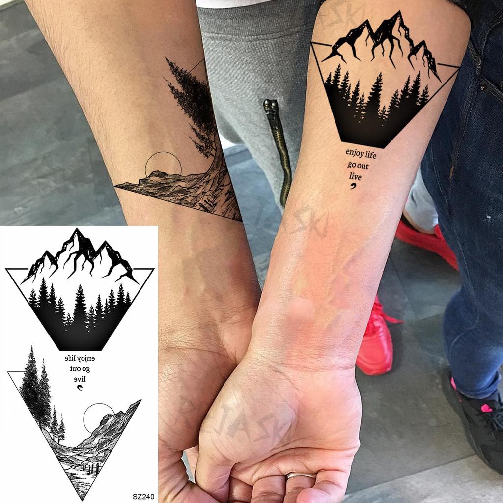 Compre Small Geometric Mountain Woods Temporary Tattoos For Women Adult Spartan Planet Moon Fake Tattoo Wrist Waterproof Tatoos Sticker Barato — Frete Grátis, Avaliações Reais Com Fotos — Joom 1024_x_1024_jpg