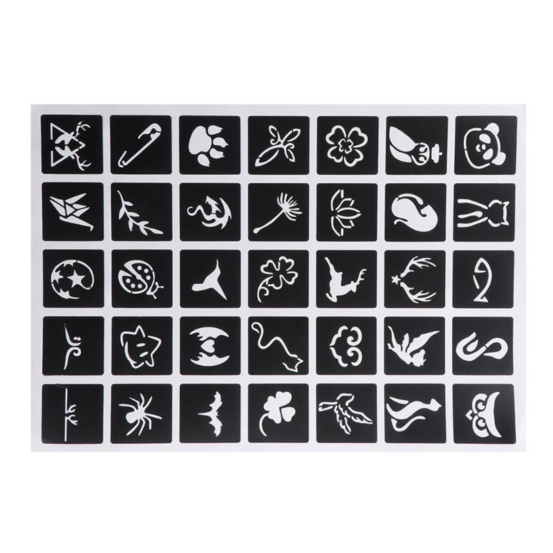buy small glitter tattoo stencils woman girl kids drawing template tattoo stencil at affordable prices free shipping real reviews with photos joom