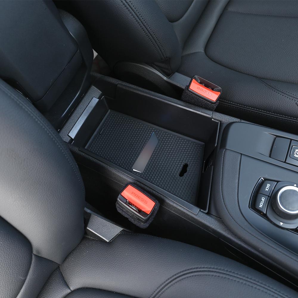 Bmw x1 f48 2016-2019 için bmw x2 f47 2019 kolçak saklama kutusu eldiven