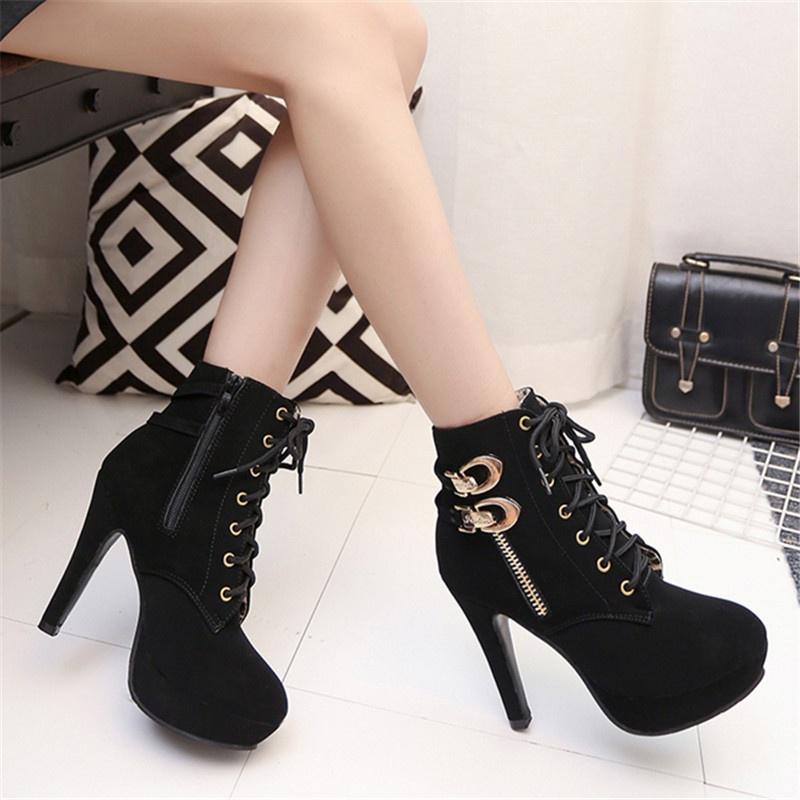 Buy women fashion high heel winter boots at affordable prices — free