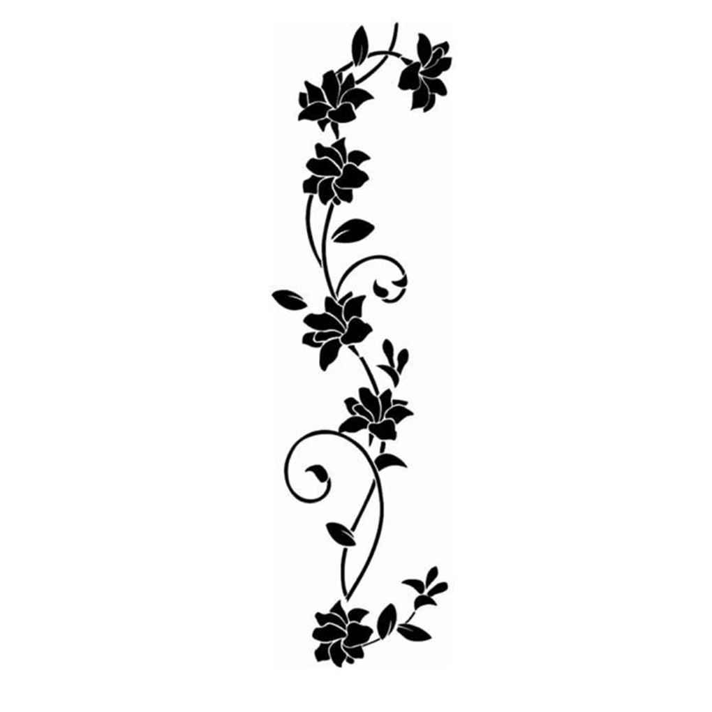 Free autocad drawings, blocks, symbols and templates, free download, page 2 free autocad drawing. Buy Flower Vine Wall Stickers Poster Paster Decals Wallpaper Home Drawing Room Decoration Kitchen Tile At Affordable Prices Free Shipping Real Reviews With Photos Joom