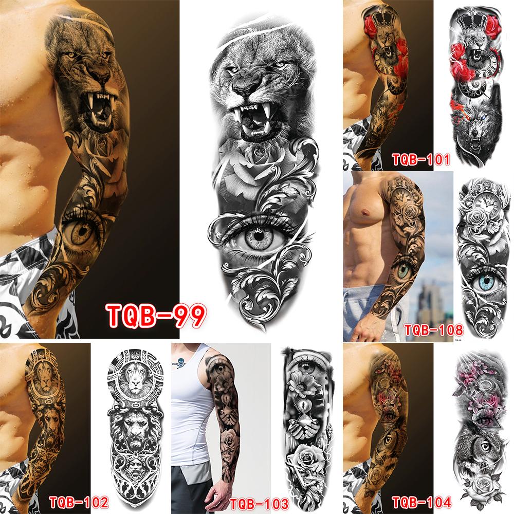 Grande Braccio Manica Tattoo Rose Impermeabile Temporaneo Tatoo Adesivo Wild Tiger Men Full Skull Totem Tatto Acquista In Modo Economico — Spedizione Gratuita, Recensioni Reali Con Foto — Joom 1000_x_1000_jpg