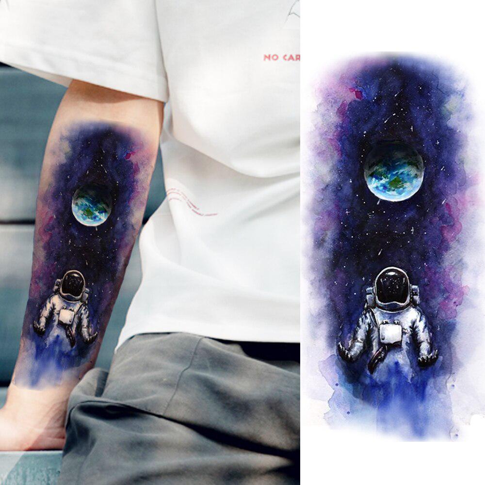 Buy 1Pc Mandala Flower Temporary Tattoos Realistic Fake Astronaut Fox Planets Tattoos Women's Fahion Body Art Arm Chest Waterproof Tatoo At Affordable Prices — Free Shipping, Real Reviews With Photos — Joom 1000_x_1000_jpg