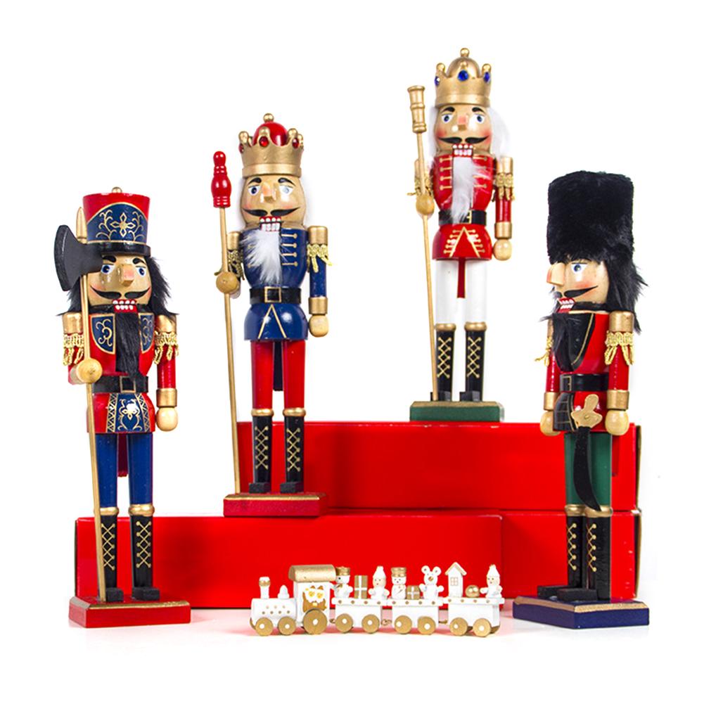 The b&m christmas collection brings the nutcracker story to life. Buy Christmas Innovation Wooden Nutcracker Wearing Red Golden Black Uniform Festive Decor For At Affordable Prices Free Shipping Real Reviews With Photos Joom