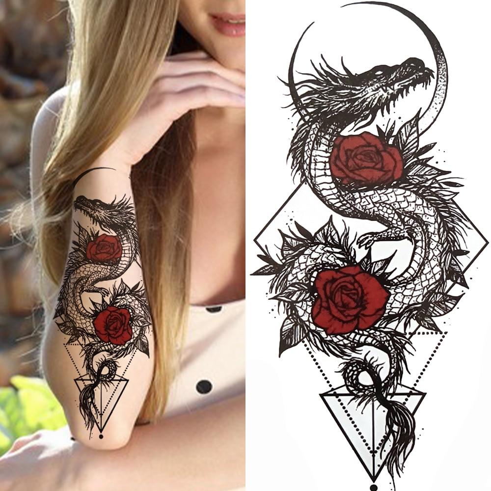 Compre Tatuagem Temporária Tribal De Elefante Indiano Ganesha Para Mulheres Homens Adultos Falso Tattoo Sticker Lotus Tree Black Tatoo Barato — Frete Grátis, Avaliações Reais Com Fotos — Joom 1000_x_1000_jpg