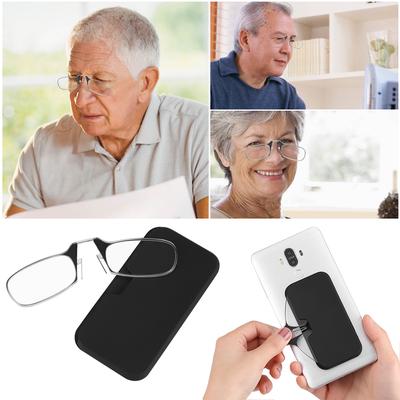 Unisex Ultra Thin Light 1 0 3 0 Big Nose Clip Reading Presbyopic Glasses Mini Size Buy At A Low Prices On Joom E Commerce Platform